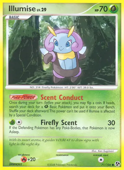 Image de la carte Pokemon Lumivole 71/106