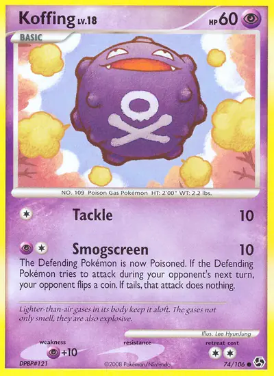 Image de la carte Pokemon Smogo 74/106