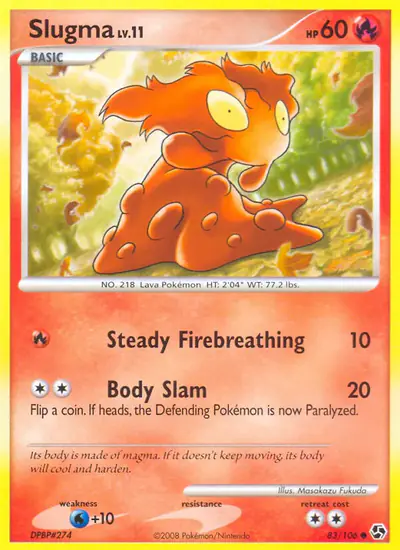 Image de la carte Pokemon Limagma 83/106