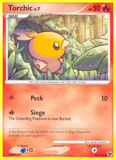 Image de la carte Pokemon Poussifeu 89/106