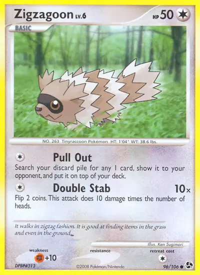 Image de la carte Pokemon Zigzaton 96/106