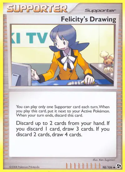 Image de la carte Pokemon Le dessin de Felicity 98/106