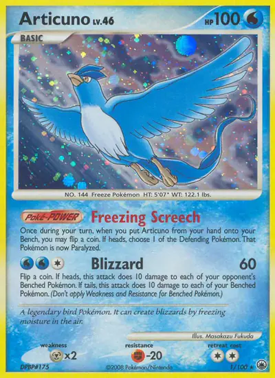 Image de la carte Pokemon Artikodin 1/100