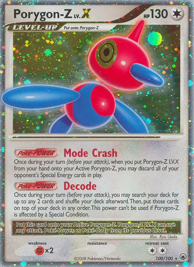 Image de la carte Pokemon Porygon-Z 100/100