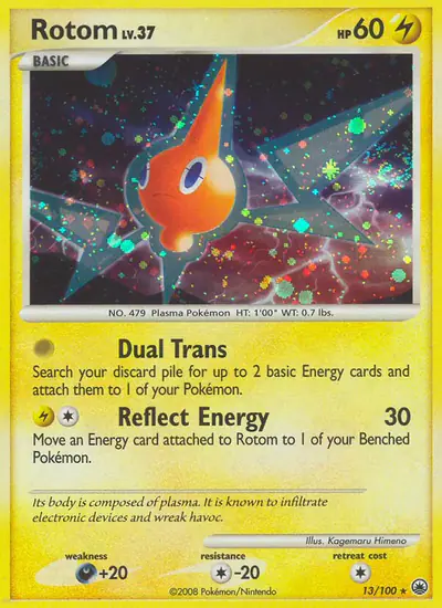 Image de la carte Pokemon Motisma 13/100