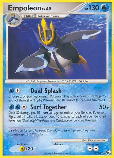 Image de la carte Pokemon Pingoléon 17/100