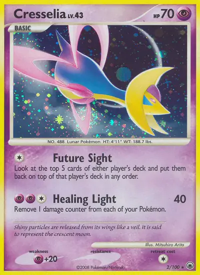 Image de la carte Pokemon Cresselia 2/100