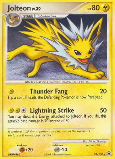 Image de la carte Pokemon Voltali 23/100