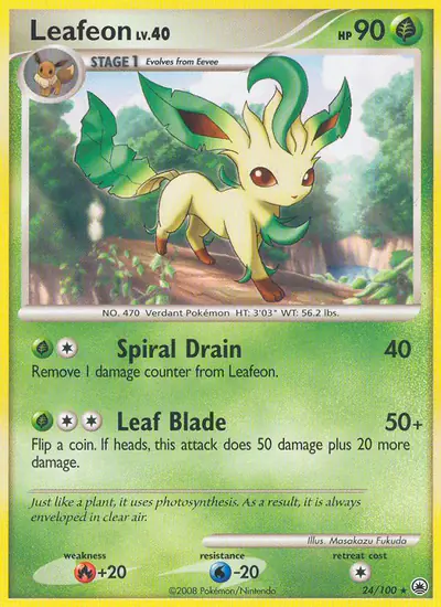Image de la carte Pokemon Phyllali 24/100
