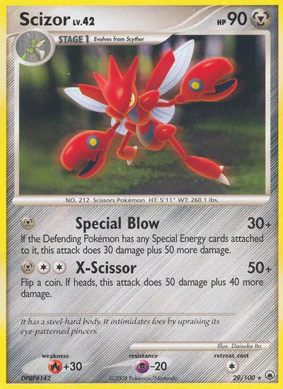 Image de la carte Pokemon Cizayox 29/100