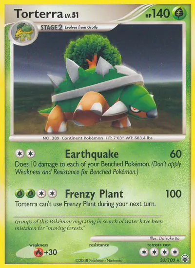 Image de la carte Pokemon Torterra 30/100