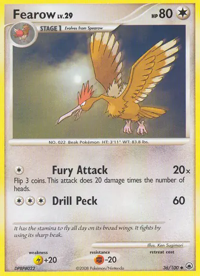 Image de la carte Pokemon Rapasdepic 36/100
