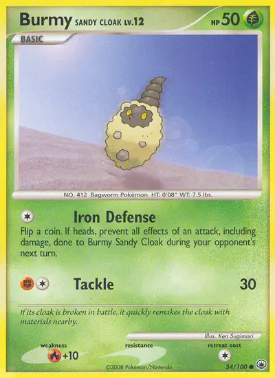 Image de la carte Pokemon Cheniti Cape Sable 54/100