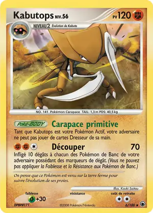 Kabutops 6/100