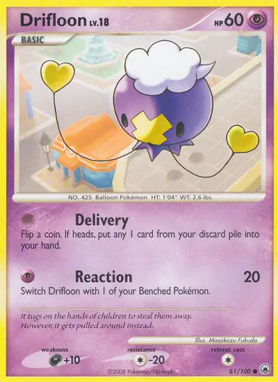 Image de la carte Pokemon Baudrive 61/100