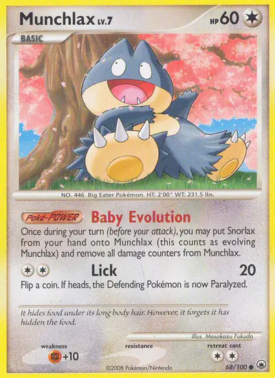 Image de la carte Pokemon Goinfrex 68/100