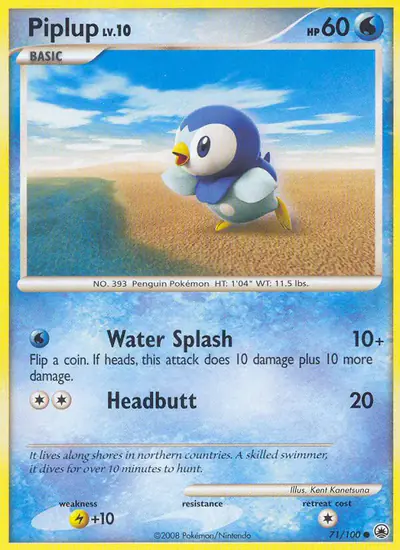 Image de la carte Pokemon Tiplouf 71/100