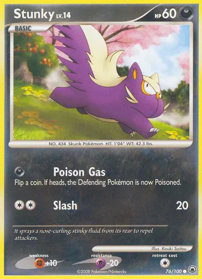 Image de la carte Pokemon Moufouette 76/100