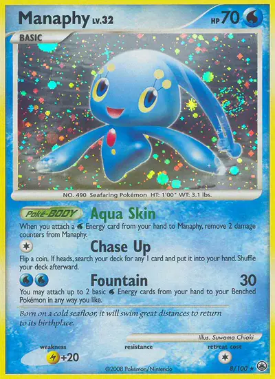 Image de la carte Pokemon Manaphy 8/100