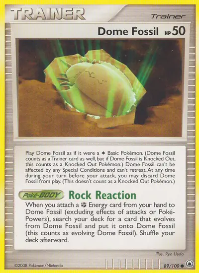 Image de la carte Pokemon Fossile Dôme 89/100