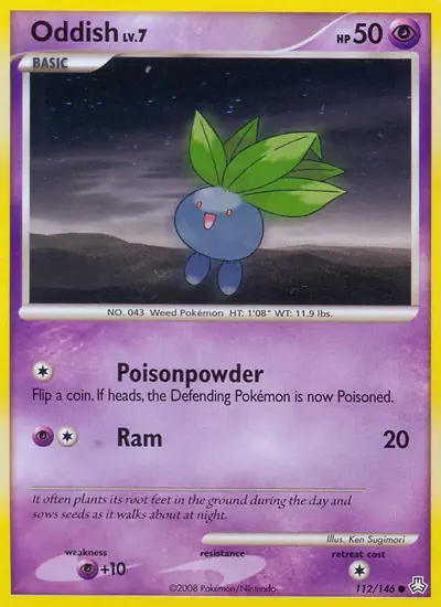 Image de la carte Pokemon Mystherbe 112/146