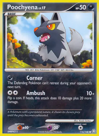 Image de la carte Pokemon Medhyena 116/146