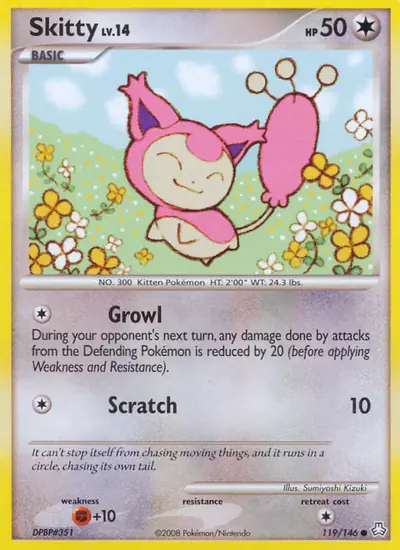Image de la carte Pokemon Skitty 119/146