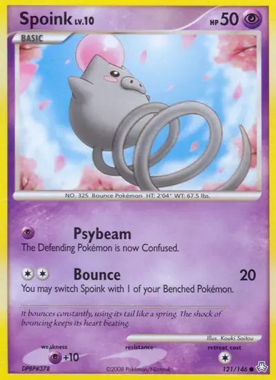 Image de la carte Pokemon Spoink 121/146
