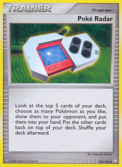 Image de la carte Pokemon Poké radar 133/146