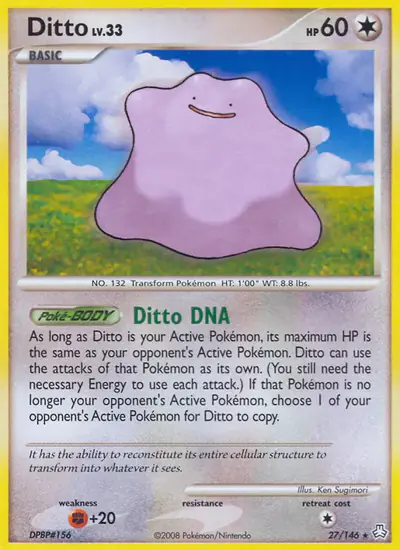 Image de la carte Pokemon Metamorph 27/146