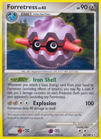 Image de la carte Pokemon Forretress 28/146
