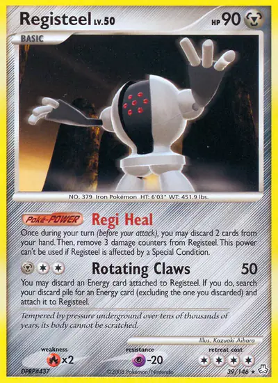 Image de la carte Pokemon Registeel 39/146