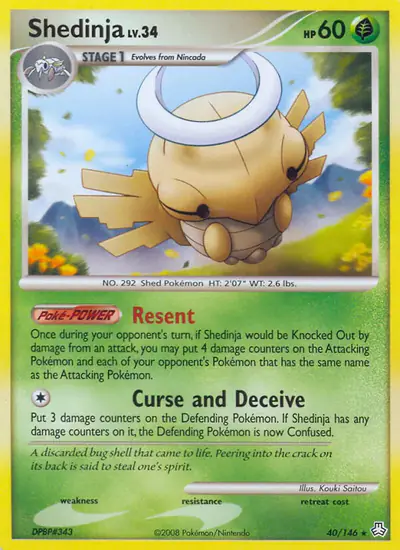 Image de la carte Pokemon Munja 40/146
