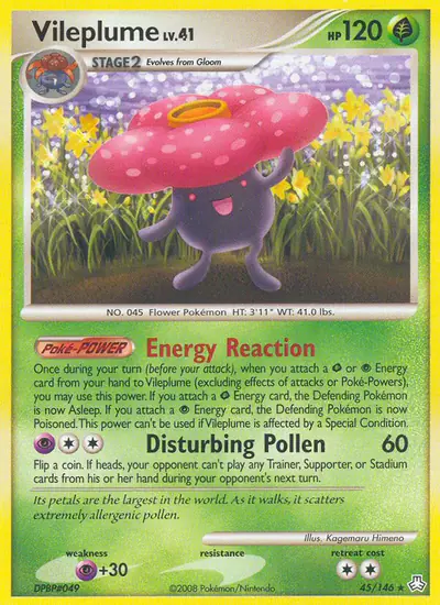 Image de la carte Pokemon Rafflesia 45/146