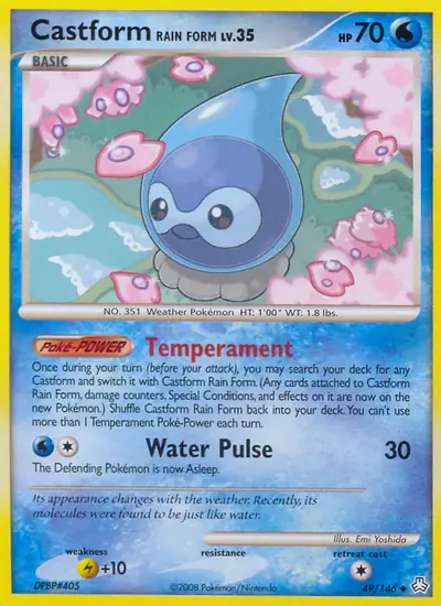 Image de la carte Pokemon Morpheo Pluie 49/146