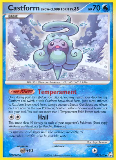 Image de la carte Pokemon Morpheo Neige 50/146