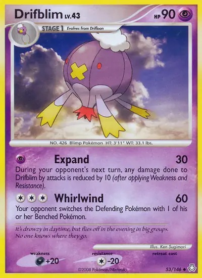 Image de la carte Pokemon Grodrive 53/146
