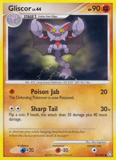 Image de la carte Pokemon Scorvol 55/146