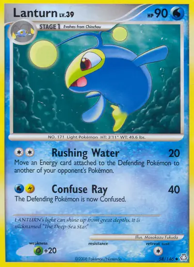 Image de la carte Pokemon Lanturn 58/146