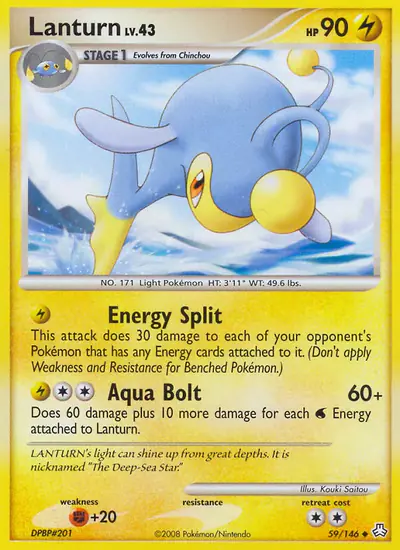Image de la carte Pokemon Lanturn 59/146