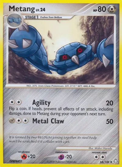 Image de la carte Pokemon Métang 64/146