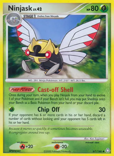 Image de la carte Pokemon Ninjask 67/146