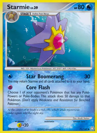 Image de la carte Pokemon Staross 71/146