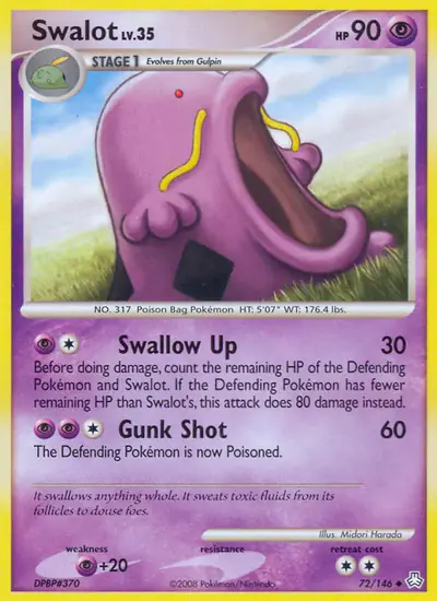 Image de la carte Pokemon Avaltout 72/146