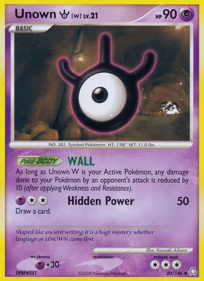 Image de la carte Pokemon Zarbi W 80/146