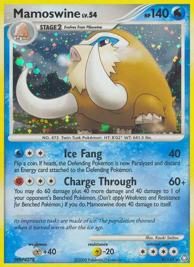 Image de la carte Pokemon Mammochon 9/146
