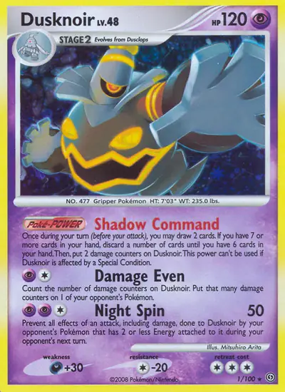 Image de la carte Pokemon Noctunoir 1/100