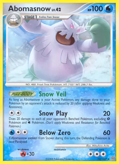 Image de la carte Pokemon Blizzaroi 12/100