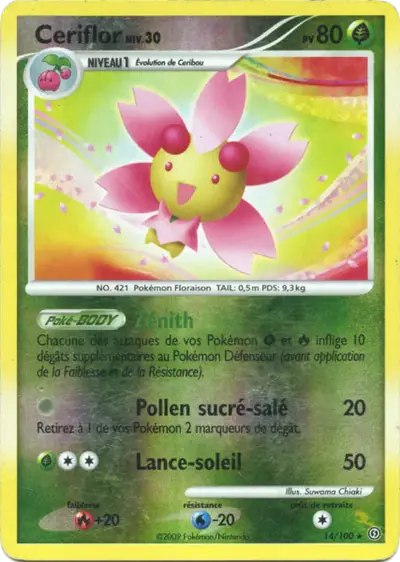 Image de la carte Pokemon Ceriflor 14/100