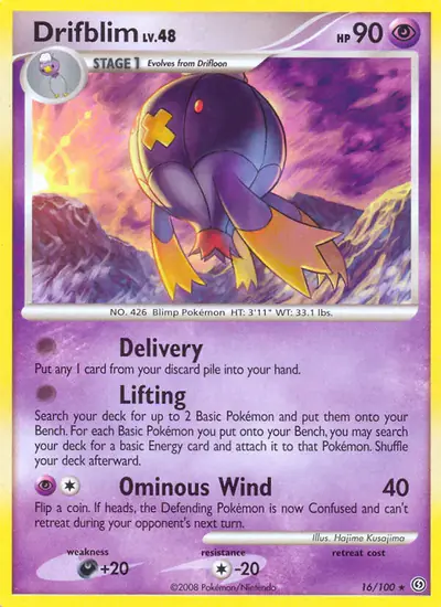 Image de la carte Pokemon Grodrive 16/100